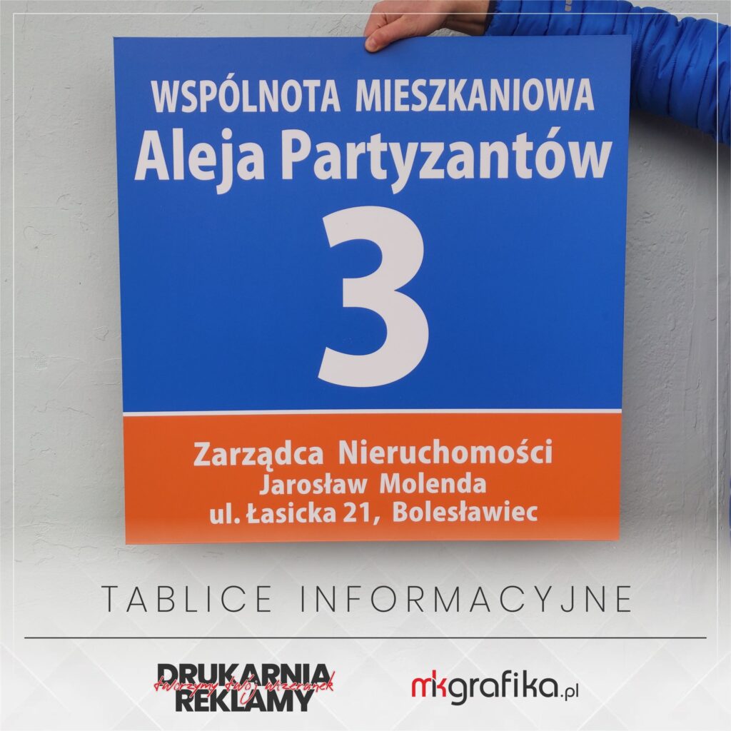 tablice informacyjne